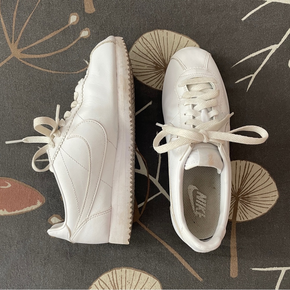 Nike Cortez All White Sneakers for Everyday Wear